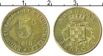 Продать Монеты Франция 5 сантим 1918 Латунь