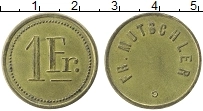 Продать Монеты Франция 1 франк 0 Латунь