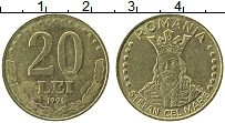 Продать Монеты Румыния 20 лей 1991 Латунь