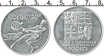 Продать Монеты Чехословакия 500 крон 1993 Серебро