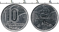Продать Монеты Бразилия 10 крузейро 1999 Медно-никель