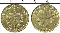 Продать Монеты Куба 1 песо 1989 Медь