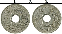 Продать Монеты Франция 5 сантим 1918 Медно-никель