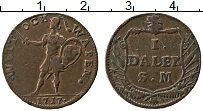 Продать Монеты Швеция 1 далер 1717 Медь