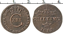 Продать Монеты Швеция 1/12 скиллинга 1812 Медь
