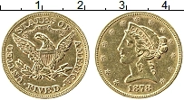 Продать Монеты США 5 долларов 1878 Золото