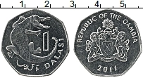 Продать Монеты Гамбия 1 даласи 2011 Медно-никель