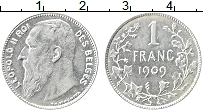 Продать Монеты Бельгия 1 франк 1909 Серебро