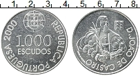 Продать Монеты Португалия 1000 эскудо 2000 Серебро