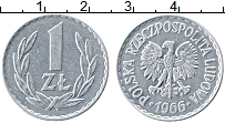 Продать Монеты Польша 1 злотый 1965 Алюминий