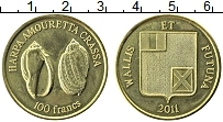 Продать Монеты Уоллис и Футуна 100 франков 2011 Латунь