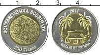 Продать Монеты Уоллис и Футуна 200 франков 2011 Биметалл
