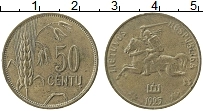 Продать Монеты Литва 50 центов 1925 Медь