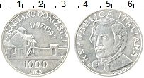Продать Монеты Италия 1000 лир 1997 Серебро