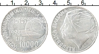 Продать Монеты Италия 10000 лир 1998 Серебро