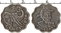 Продать Монеты Свазиленд 20 центов 1974 Медно-никель