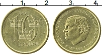 Продать Монеты Швеция 10 крон 1991 Латунь