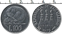 Продать Монеты Сан-Марино 100 лир 1975 Медно-никель
