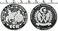 Продать Монеты Сахара 1000 песет 1992 Серебро