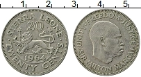 Продать Монеты Сьерра-Леоне 20 центов 1964 Медно-никель