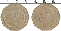 Продать Монеты Танзания 5 шиллингов 1976 Медно-никель