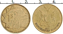 Продать Монеты Намибия 1 доллар 1993 Латунь