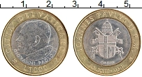 Продать Монеты Ватикан 1000 лир 2001 Биметалл