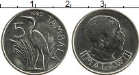 Продать Монеты Малави 5 тамбала 1994 Сталь покрытая никелем