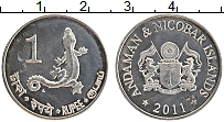 Продать Монеты Андамандские острова и Никобар 1 рупия 2011 Медно-никель