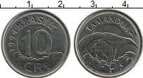 Продать Монеты Бразилия 10 крузейро 1994 Медно-никель