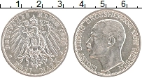 Продать Монеты Гессен 3 марки 1910 Серебро