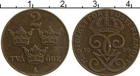 Продать Монеты Швеция 2 эре 1929 Медь