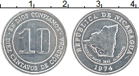 Продать Монеты Никарагуа 10 сентаво 1974 Алюминий