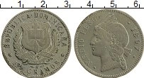 Продать Монеты Доминиканская республика 1/2 песо 1897 Серебро