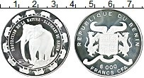 Продать Монеты Бенин 6000 франков 1993 Серебро