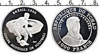 Продать Монеты Чад 1000 франков 2001 Серебро