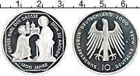 Продать Монеты ФРГ 10 марок 2000 Серебро