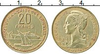 Продать Монеты Сомали 20 франков 1962 Медь
