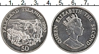 Продать Монеты Фолклендские острова 50 пенсов 1990 Медно-никель