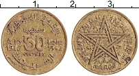 Продать Монеты Марокко 50 сантим 1945 Латунь
