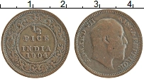 Продать Монеты Британская Индия 1/2 пайса 1910 Медь