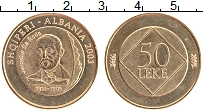 Продать Монеты Албания 50 лек 2003 Латунь