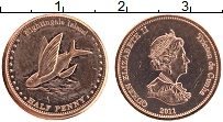 Продать Монеты Тристан-да-Кунья 1/2 пенни 2011 Медь