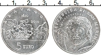 Продать Монеты Сан-Марино 5 евро 2010 Серебро