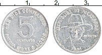 Продать Монеты Никарагуа 5 сентаво 1981 Алюминий