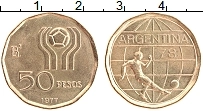 Продать Монеты Аргентина 50 песо 1978 Латунь