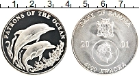 Продать Монеты Замбия 4000 квач 2001 Серебро