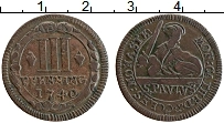 Продать Монеты Мюнстер 3 пфеннига 1760 Медь