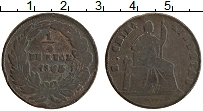 Продать Монеты Мексика 1/4 реала 1866 Медь