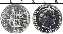 Продать Монеты Великобритания 1 фунт 2011 Серебро